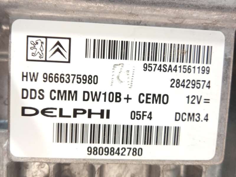 Recambio de centralita motor uce para peugeot 508 sw i (8e_) 2.0 hdi referencia OEM IAM 9666375980 9809842780 28429574 - Negro 4