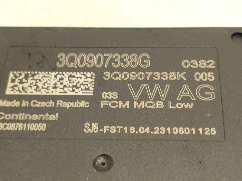 Recambio de modulo electronico para volkswagen tiguan (ad1, ax1) 2.0 tdi referencia OEM IAM 3Q0907338G  A3C0876110050 4