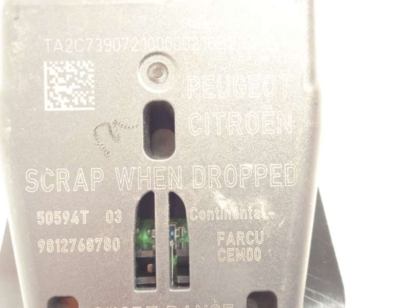 Recambio de modulo electronico para peugeot 2008 (--.2013) 1.2 12v e-thp referencia OEM IAM 9812768780 - Gris 3