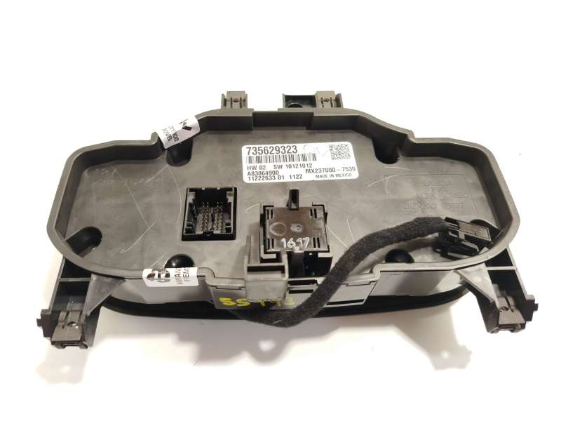 Recambio de mando climatizador para fiat 500 (312_) 1.0 mild hybrid (312.ayd1b) referencia OEM IAM 735629323  2370007530 - Blanco 4