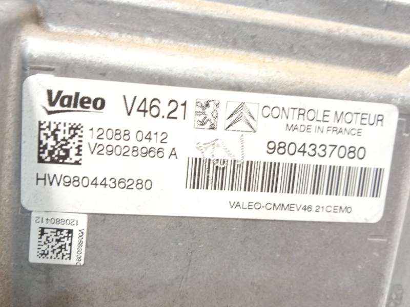 Recambio de centralita motor uce para citroën c-elysee (dd_) 1.6 vti 115 (ddnfp0, ddnfp6, ddnfp9) referencia OEM IAM 9804337080 - Azul 4
