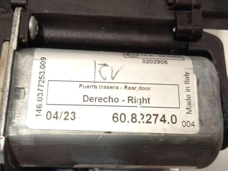 Recambio de elevalunas trasero derecho para peugeot 508 sw i (8e_) 2.0 hdi referencia OEM IAM 60822740 - Negro 5