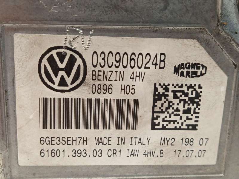 Recambio de centralita motor uce para skoda fabia ii (542) 1.4 referencia OEM IAM 03C906024B - Gris 3