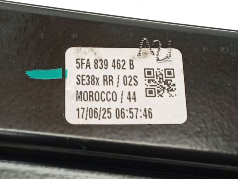Recambio de elevalunas trasero derecho para cupra leon sportstourer (kl8, ku8, kud) 1.5 etsi referencia OEM IAM 5FA839462B 5Q095 - Gris 5