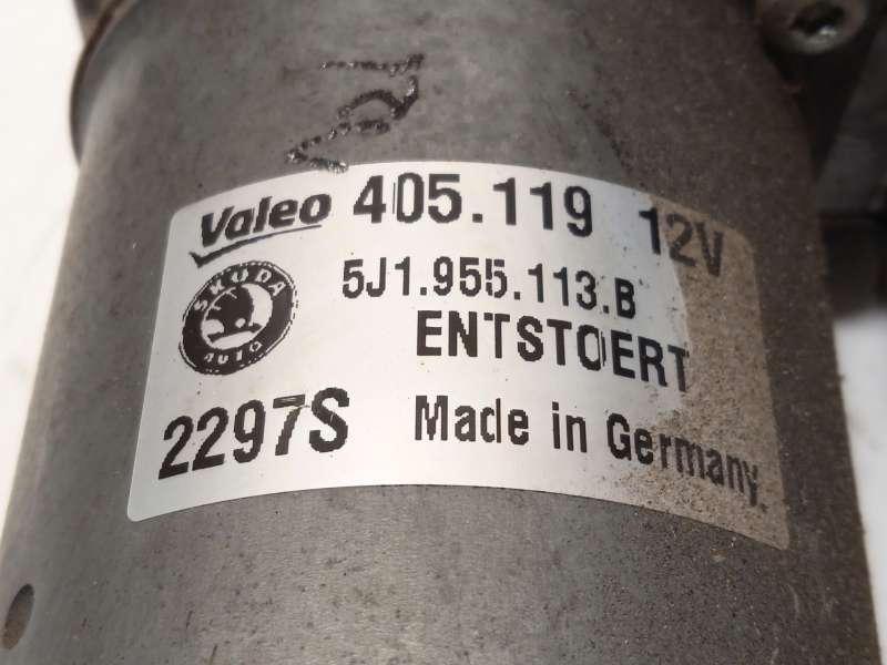 Recambio de motor limpia delantero para skoda fabia ii (542) 1.4 referencia OEM IAM 5J1955113B  405119 - Gris 4
