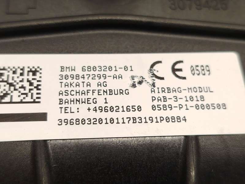 Recambio de airbag delantero derecho para mini mini (f55) one d referencia OEM IAM 6803201 72126803201 - Gris 5