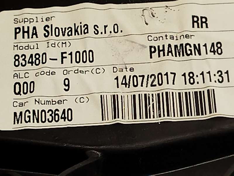Recambio de elevalunas trasero derecho para kia sportage iv (ql, qle) 1.6 gdi referencia OEM IAM 83480F1000 83460F1000 3