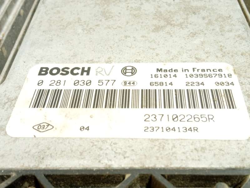 Recambio de centralita motor uce para renault master iii caja/chasis (ev, hv, uv) 2.3 dci 125 fwd (ev0c, ev0d, ev0j, hv0c, hv0d, - Blanco 4