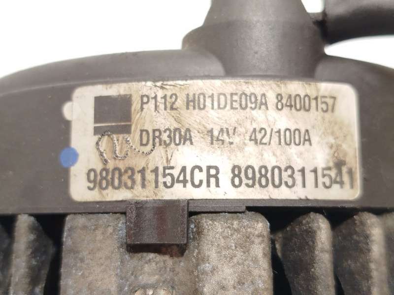 Recambio de alternador para opel zafira / zafira family b (a05) 1.7 cdti (m75) referencia OEM IAM 98031154CR 8400157 DR30A - Plata 4