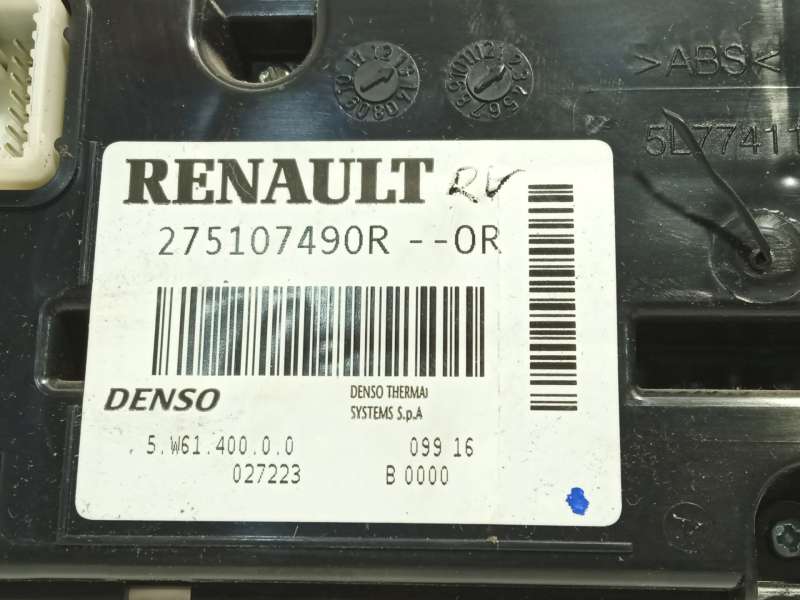 Recambio de mando calefaccion / aire acondicionado para renault master iii caja/chasis (ev, hv, uv) 2.3 dci 125 fwd (ev0c, ev0d, - Blanco 5