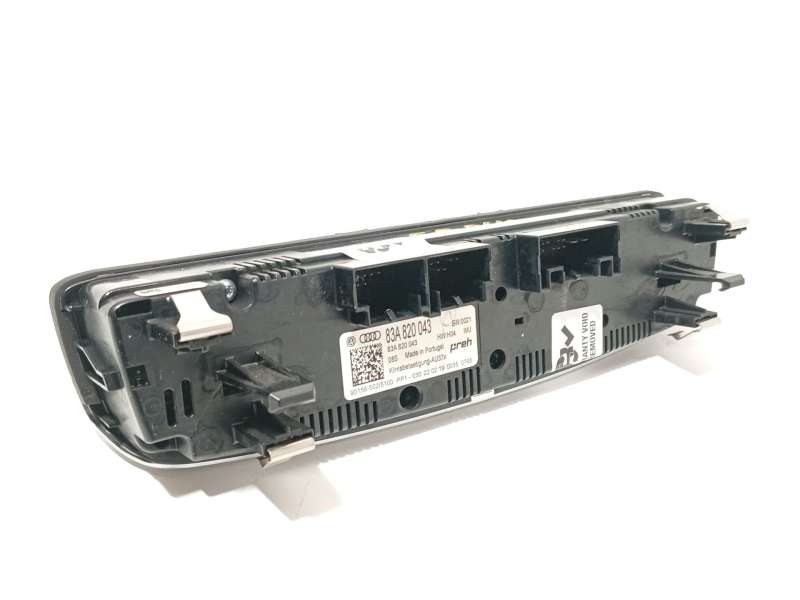 Recambio de mando climatizador para audi a1 sportback (gba) 30 tfsi referencia OEM IAM 83A820043IMJ 3