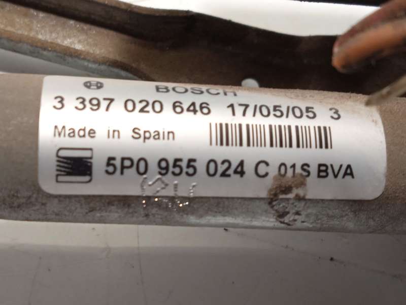 Recambio de motor limpia delantero para seat altea (5p1) 1.9 tdi referencia OEM IAM 5P0955024C 5P0955120A 3397020646 - Gris 5