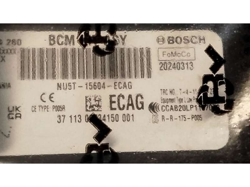 Recambio de caja reles / fusibles para ford tourneo courier 1.0 ecoboost referencia OEM IAM NU5T15604ECAG  F005V04280 - Azul 4