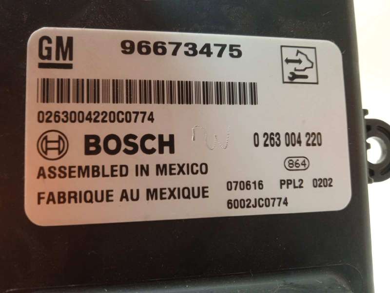 Recambio de modulo electronico para opel antara 2.0 cdti cat (z 20 dmh / llw) referencia OEM IAM 96673475  0263004220 - Negro 4