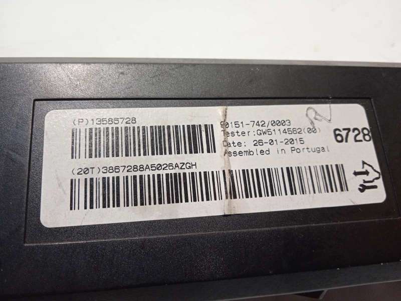Recambio de centralita aire acondicionado para opel antara 2.0 cdti cat (z 20 dmh / llw) referencia OEM IAM 13586728 - Negro 4