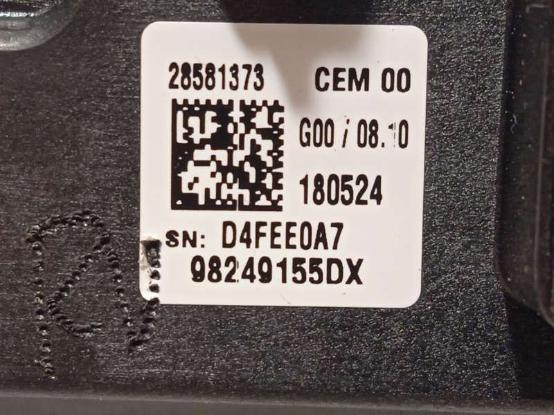 Recambio de mando multifuncion para peugeot 3008 ii suv (mc_, mr_, mj_, m4_) 1.2 thp/ puretech 130 (mrhnsm, mrhnsu, mrhnsj, mrhn 5