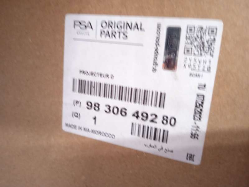 Recambio de faro derecho para citroën c4 iii 1.2 referencia OEM IAM 9830649280  73374698 9