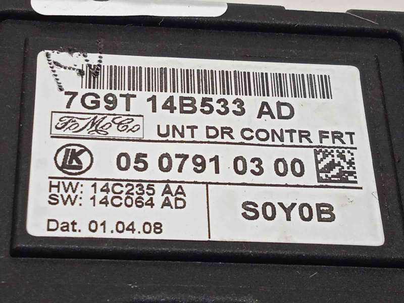 Recambio de modulo confort para ford mondeo ber. (ca2) 2.0 tdci cat referencia OEM IAM 7G9T14B533AD  1502686 - Negro 3