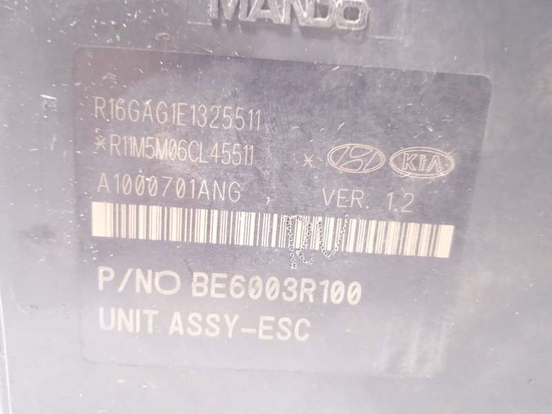 Recambio de abs para hyundai tucson tecno 2wd referencia OEM IAM 58920D7100 BE6003R100 MGH80BH6013R100 5