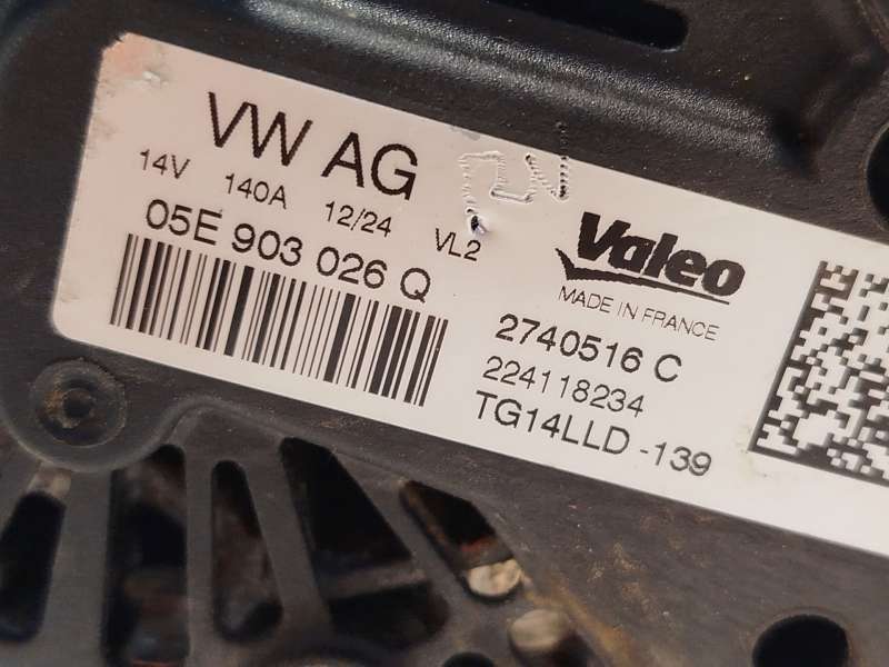 Recambio de alternador para seat arona (kj7, kjp) 1.0 tsi referencia OEM IAM 05E903026Q 2740516C TG14LLD - Gris 5