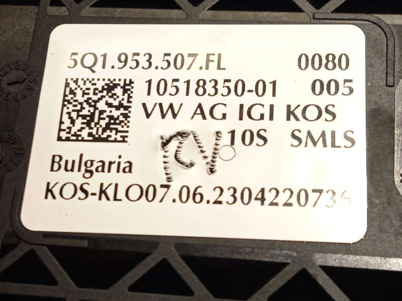 Recambio de mando intermitentes para seat ateca (kh7, khp) 1.5 tsi referencia OEM IAM 5Q1953507FL 5Q1953507FLIGI 6
