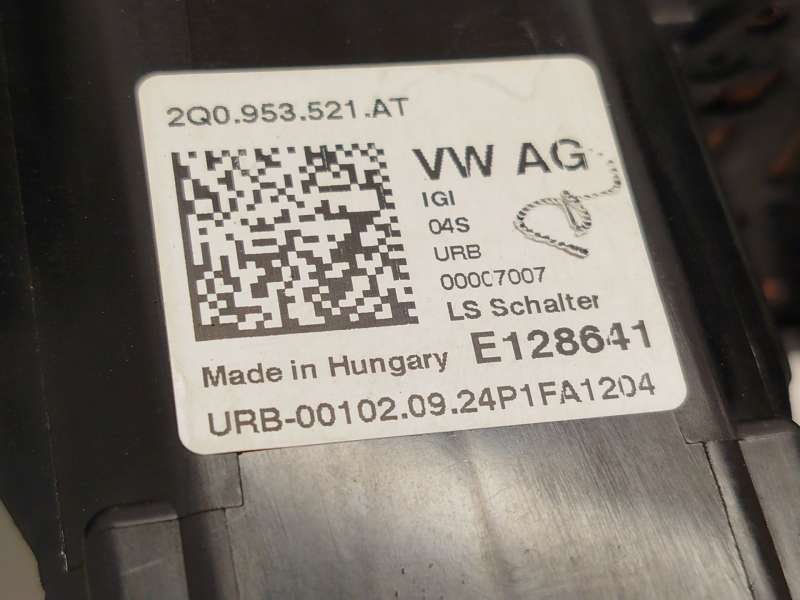 Recambio de mando intermitentes para volkswagen taigo (cs1) 1.5 tsi referencia OEM IAM 2Q0953521AT - Blanco 4