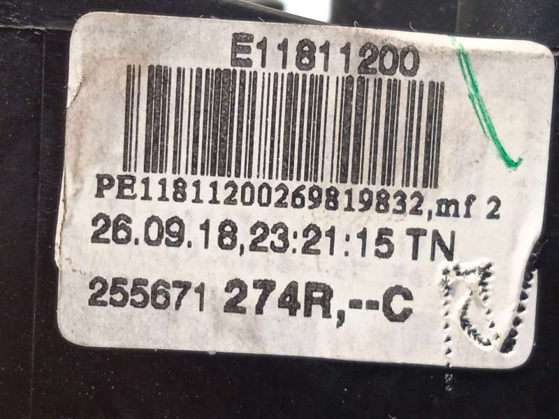 Recambio de mando intermitentes para dacia sandero ii (b8_) 1.0 sce 75 (b8jc, b8jd) referencia OEM IAM 255671274R 479452659R 255 - Blanco 9