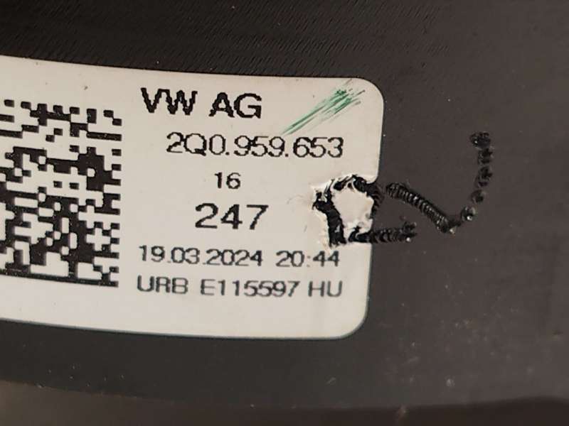 Recambio de anillo airbag para seat arona (kj7, kjp) 1.0 tsi referencia OEM IAM 2Q0959653 - Gris 4