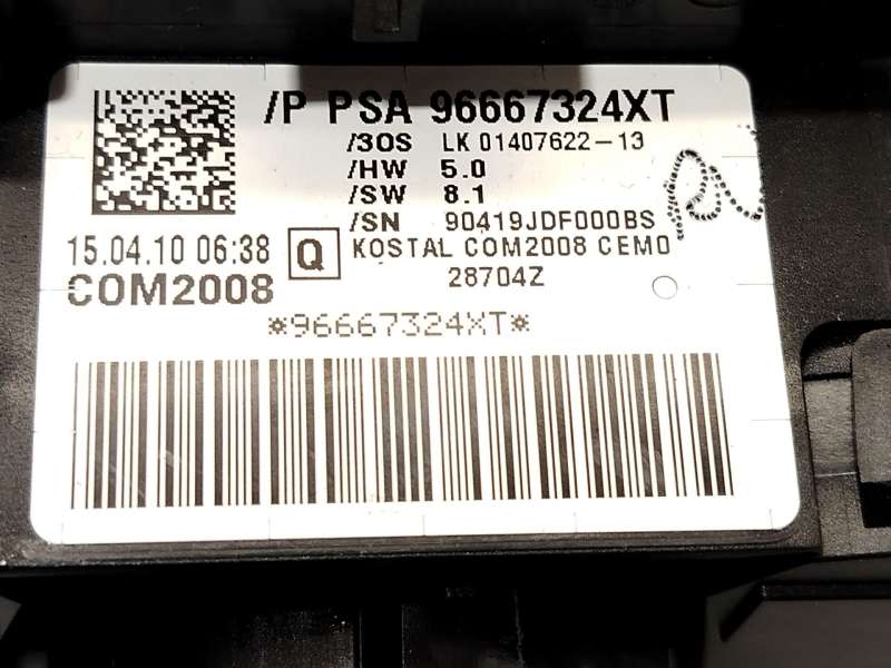 Recambio de mando intermitentes para citroën c3 ii (sc_) 1.4 referencia OEM IAM 96667324XT 6