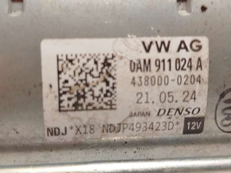 Recambio de motor arranque para volkswagen taigo (cs1) 1.5 tsi referencia OEM IAM 0AM911024A  4380000204 - Blanco 5