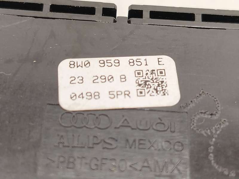 Recambio de mando elevalunas delantero izquierdo para audi q5 sportback (fyt) 40 tdi quattro referencia OEM IAM 8W0959851E 8W095 - Negro 4