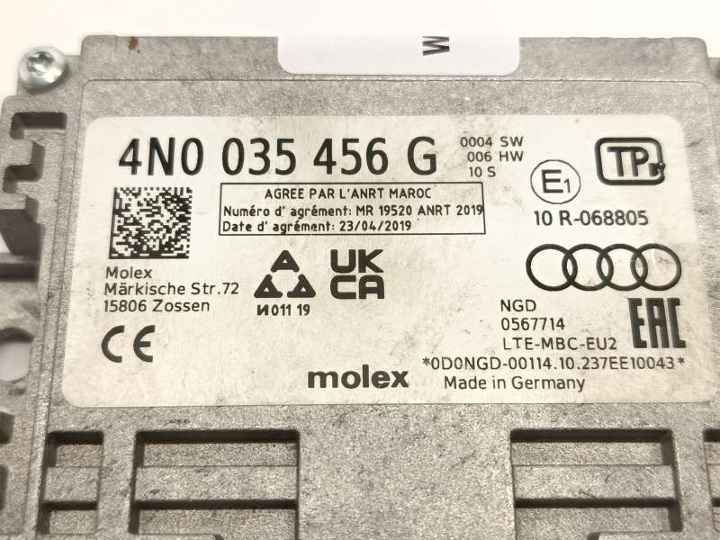 Recambio de modulo electronico para cupra leon (kl1, ku1, kug) 1.5 etsi referencia OEM IAM 4N0035456G 5