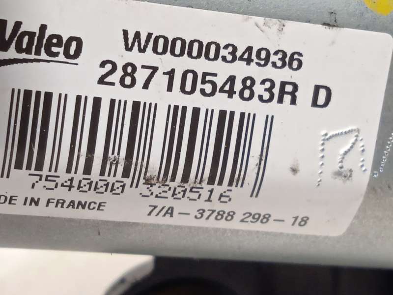 Recambio de motor limpia trasero para dacia sandero ii (b8_) 1.0 sce 75 (b8jc, b8jd) referencia OEM IAM 287105483R  W000034936 - Blanco 4