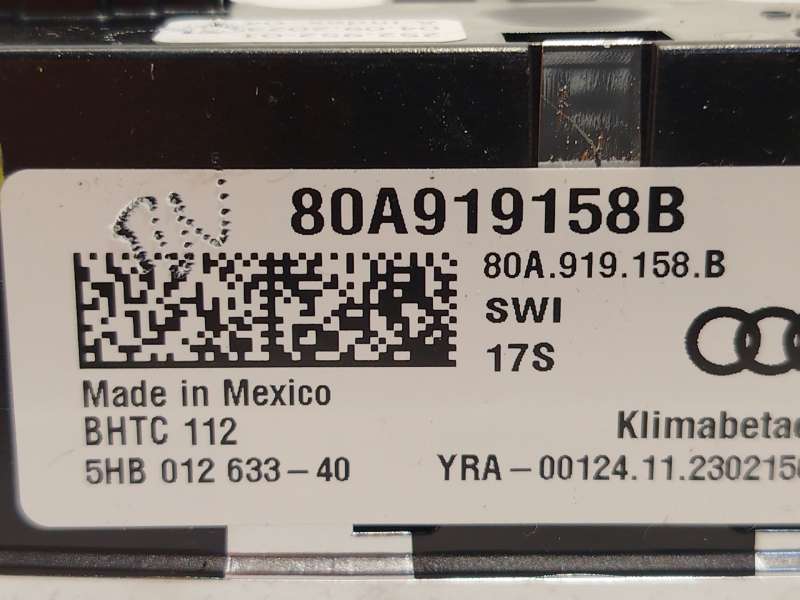 Recambio de mando multifuncion para audi q5 sportback (fyt) 40 tdi quattro referencia OEM IAM 80A919158B  5HB012633 - Negro 4
