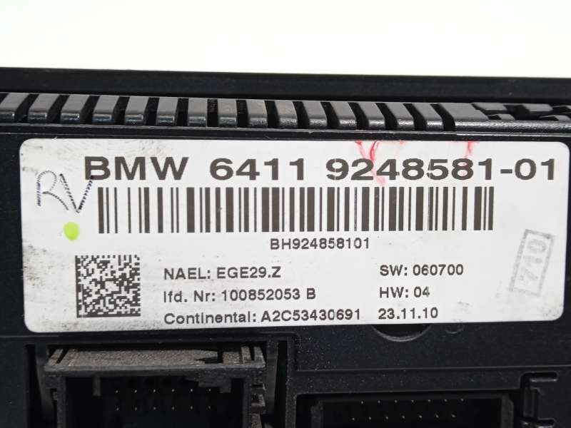 Recambio de mando climatizador para bmw 3 touring (e91) 318 d referencia OEM IAM 64119248581  A2C53430691 - Negro 5