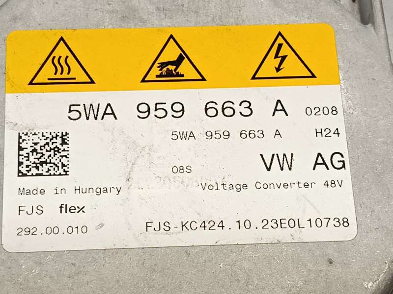Recambio de modulo electronico para cupra leon (kl1, ku1, kug) 1.5 etsi referencia OEM IAM 5WA959663A 5