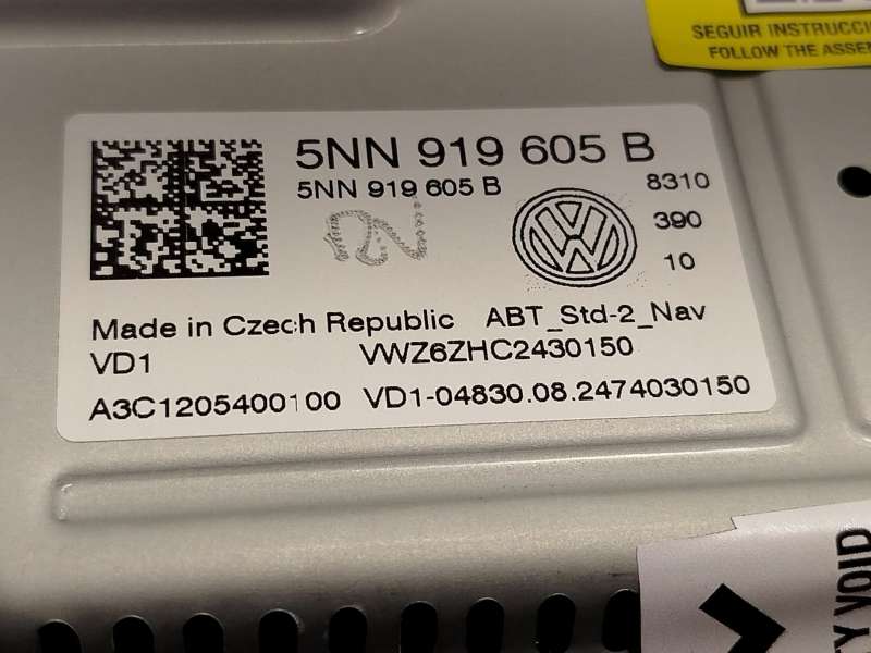 Recambio de pantalla multifuncion para volkswagen taigo (cs1) 1.5 tsi referencia OEM IAM 5NN919605B  A3C1205400100 - Blanco 6