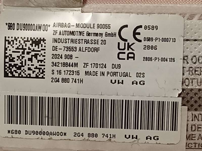 Recambio de airbag cortina delantero izquierdo para volkswagen polo vi (aw1, bz1, ae1, bz3) 1.0 tsi referencia OEM IAM 2G4880741 - Gris 4