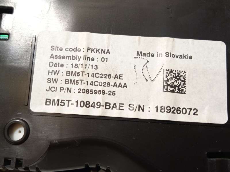 Recambio de cuadro instrumentos para ford focus iii sedán 1.0 ecoboost referencia OEM IAM BM5T10849BAE 1879748 - Rojo 6