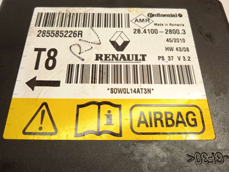 Recambio de centralita airbag para renault megane iii hatchback (bz0/1_, b3_) 1.5 dci (bz09, bz0d, bz1w, bz29, bz14) referencia - Blanco 4