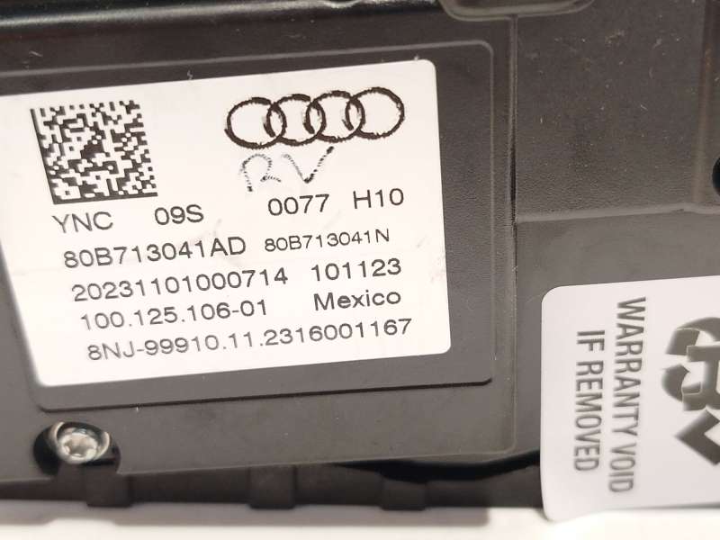 Recambio de palanca cambio para audi q5 sportback (fyt) 40 tdi quattro referencia OEM IAM 80B713041AD - Negro 5