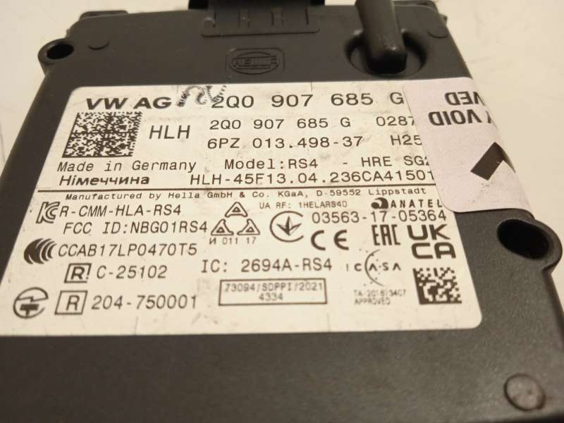 Recambio de modulo electronico para cupra formentor (km7, kmp) 1.5 tsi referencia OEM IAM 2Q0907685G  6PZ01349837 4
