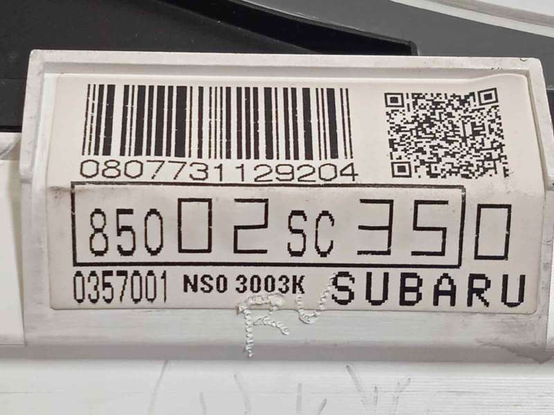 Recambio de cuadro instrumentos para subaru forester s12 2.0 diesel cat referencia OEM IAM 85002SC350  NS03003K - Blanco 6