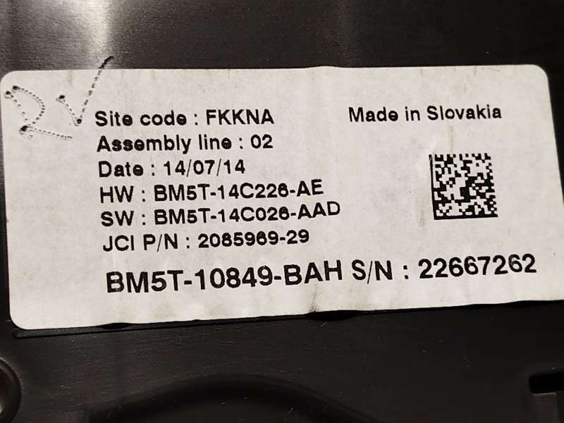 Recambio de cuadro instrumentos para ford focus iii 1.0 ecoboost referencia OEM IAM BM5T10849BAH 1879748 - Negro 7
