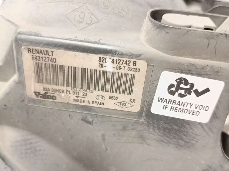 Recambio de faro derecho para renault megane ii (bm0/1_, cm0/1_) 1.6 16v (bm0c, cm0c) referencia OEM IAM 8200412742B 89312740 5