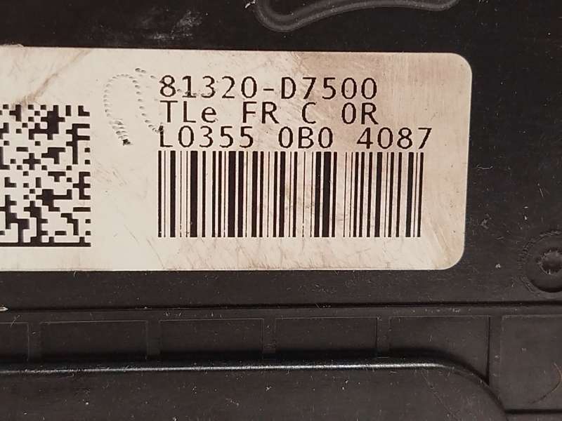 Recambio de cerradura puerta delantera derecha para hyundai tucson (tl, tle) 1.6 crdi hybrid 48v referencia OEM IAM 81320D7500 3