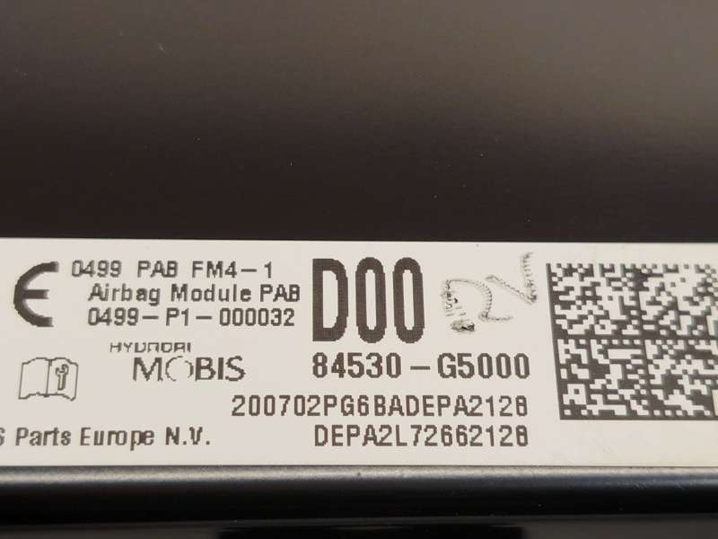Recambio de airbag delantero derecho para kia niro referencia OEM IAM 84530G5000 - Blanco 4