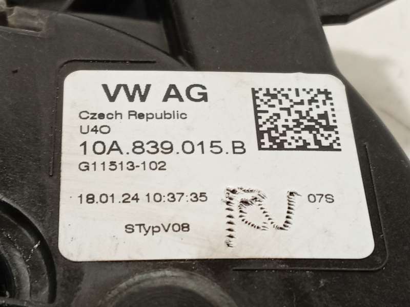 Recambio de cerradura puerta trasera izquierda para volkswagen polo vi (aw1, bz1, ae1, bz3) 1.0 tsi referencia OEM IAM 10A839015 - Gris 4