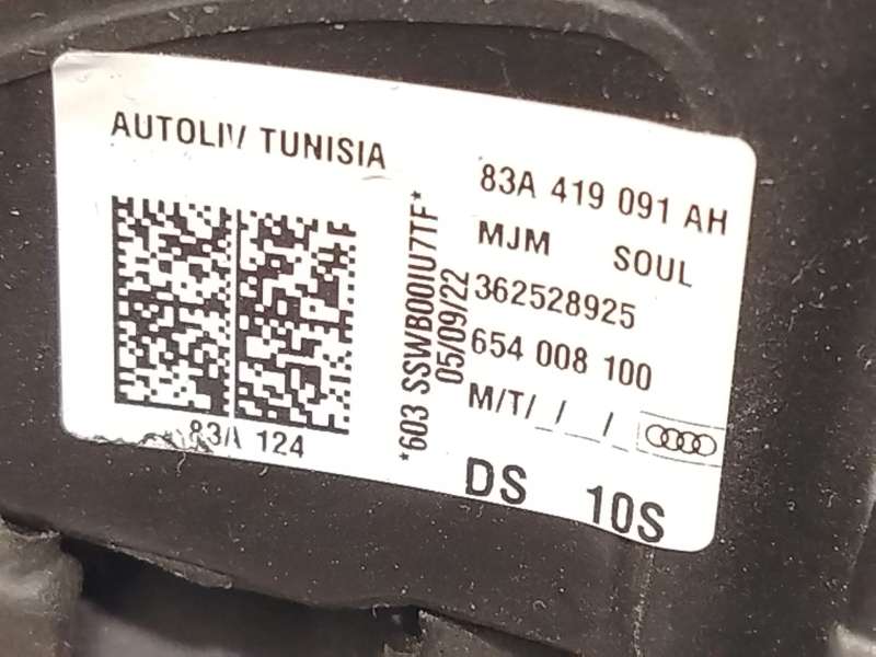 Recambio de volante para audi q3 sportback (f3n) 35 tdi referencia OEM IAM 83A419091AH 83A419091AHMJM - Negro 6