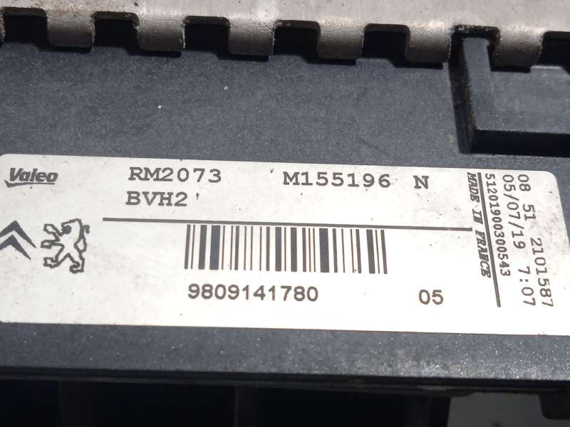 Recambio de radiador agua para peugeot 308 ii (lb_, lp_, lw_, lh_, l3_) 1.5 bluehdi 130 referencia OEM IAM 9809141780 - Gris 3